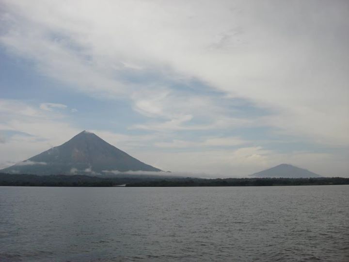 Ometepe Island Volcanoes from the boat