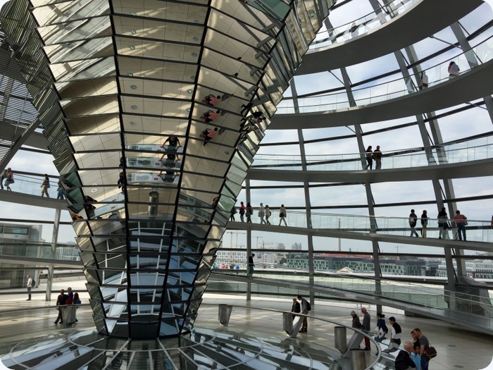 interior Reichstag dome